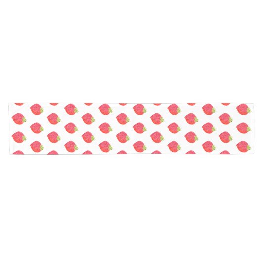 Strawberry-Muster Kurzer Tischläufer (Horizontal)