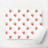 Strawberry-Muster Mousepad (Mit Mouse)