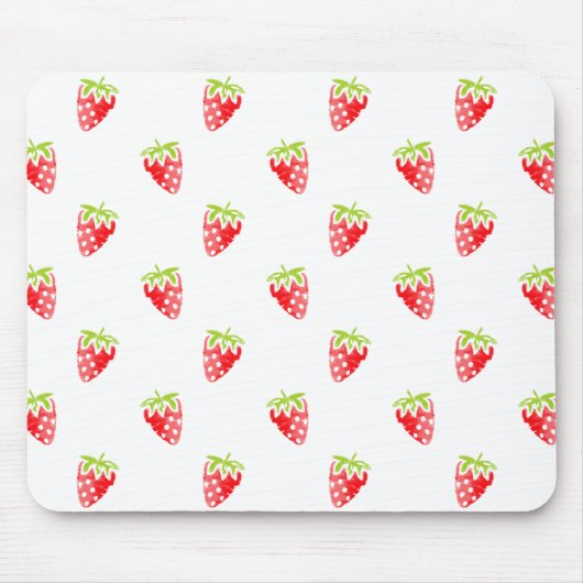 Strawberry-Muster Mousepad (Vorne)