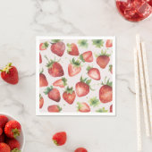 Strawberry-Muster Serviette (Beispiel)