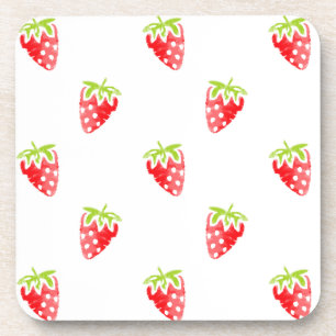 Strawberry-Muster Untersetzer