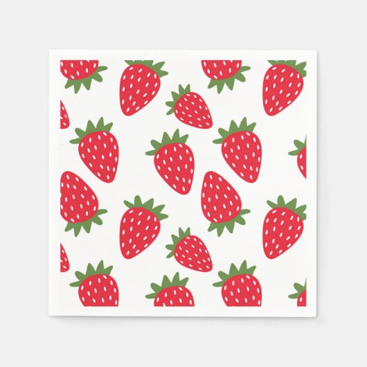 Strawberry Napkins Serviette (Vorderseite)