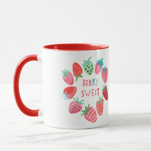 Strawberry Niedlich Berry Sweet Tasse (Links)
