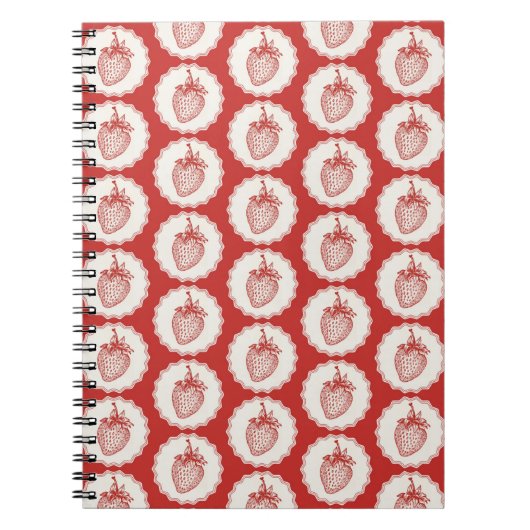 Strawberry Notizblock (Vorderseite)