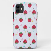 Strawberry Novelty Design iPhone Case (Rückseite)