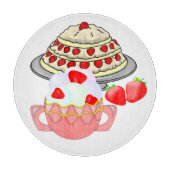 Strawberry Overdrive Schneidebrett (Vorderseite)