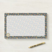 Strawberry Paisley Muster Post-it Notes Klebezettel (Auf Schreibtisch)