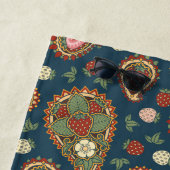 Strawberry Paisley Pattern Beach Handtuch (Beispiel)