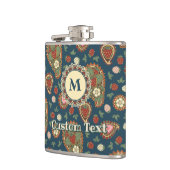 Strawberry Paisley Pattern Flask Flachmann (Links)