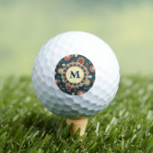 Strawberry Paisley Pattern Golf Balls Golfball (Insitu T-Shirt)