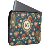 Strawberry Paisley Pattern Laptop Sleeve (Vorne Rechts)