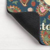 Strawberry Paisley Pattern Mouse Pad Mousepad (Ecke)