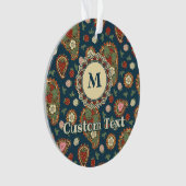 Strawberry Paisley Pattern Ornament (Vorderseite)