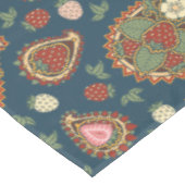 Strawberry Paisley Pattern Tablecloth Tischdecke (Schrägansicht)