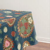 Strawberry Paisley Pattern Tablecloth Tischdecke (Beispiel)