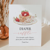 Strawberry Pancake Brunch Windelwackelposter Sockelschild