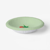 Strawberry Paper Bowls Pappteller (Gewinkelt)