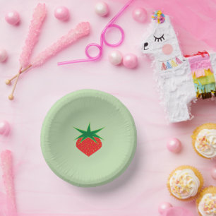 Strawberry Paper Bowls Pappteller