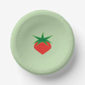 Strawberry Paper Bowls Pappteller (Vorderseite)