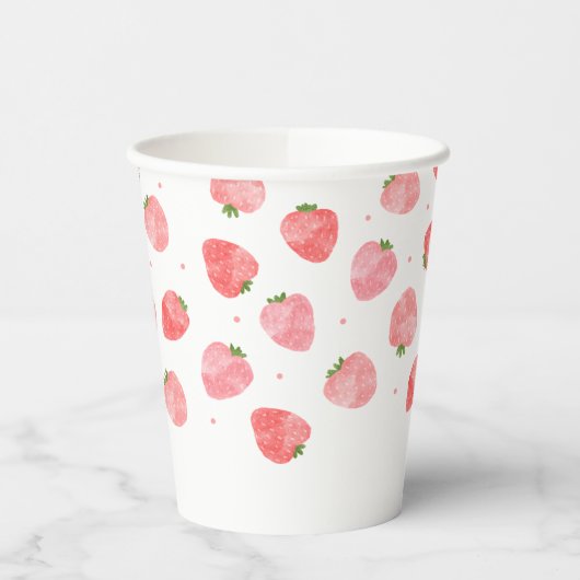 Strawberry Paper Cups Pappbecher (Links)