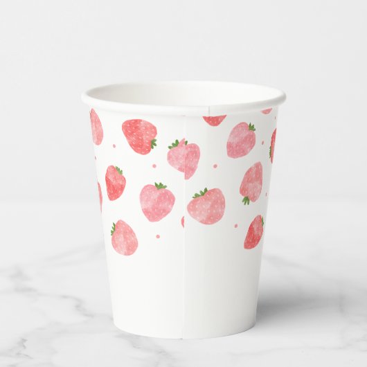 Strawberry Paper Cups Pappbecher (Rechts)