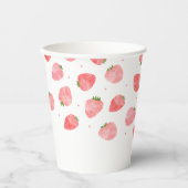Strawberry Paper Cups Pappbecher (Vorderseite)