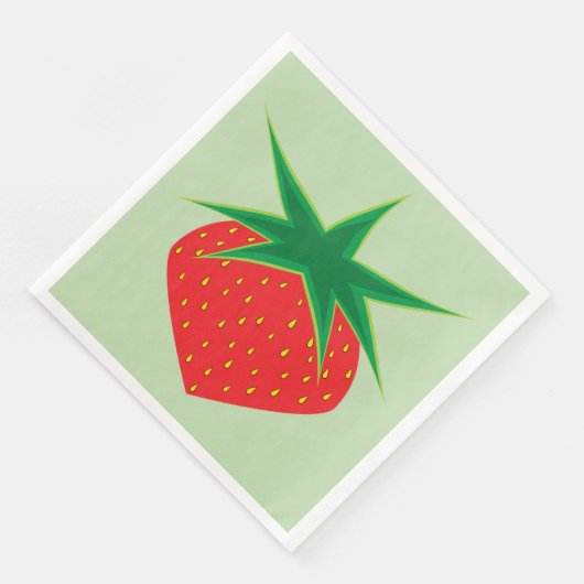 Strawberry Paper Napkins Serviette (Ecke)