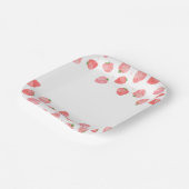 Strawberry Paper-Teller Pappteller (Gewinkelt)