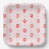 Strawberry Paper-Teller Pappteller (Vorderseite)