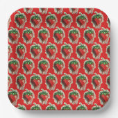 Strawberry Paper-Teller Pappteller (Vorderseite)