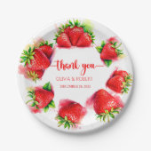 Strawberry Paper Tellers - Niedlich & Fun Tablewar Pappteller (Vorderseite)