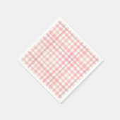 Strawberry Party Napkins | Gingham Napkins Serviette (Ecke)