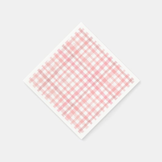 Strawberry Party Napkins | Gingham Napkins Serviette (Ecke)