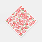 Strawberry Party Napkins | Strawberry Birthday Serviette (Ecke)