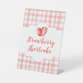 Strawberry Party Sign | Strawberry Birthday Sign Sockelschild