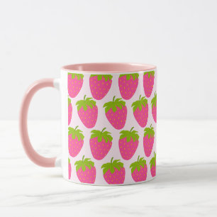Strawberry Pastel Pink Tasse
