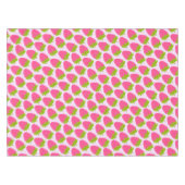 Strawberry Pastel Pink Tischdecke (Vorderseite (Horizontal))