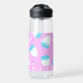 Strawberry Pastel Pink Trinkflasche (Vorne)