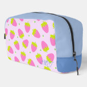 Strawberry Pastel Pink Waschbeutel (Rechte Ecke)
