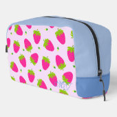 Strawberry Pastel Pink Waschbeutel (Rechte Ecke)