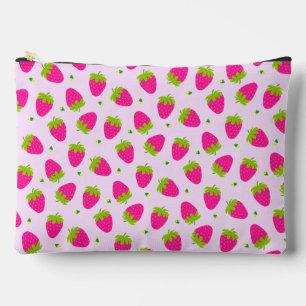 Strawberry Pastel Pink Zubehörtasche
