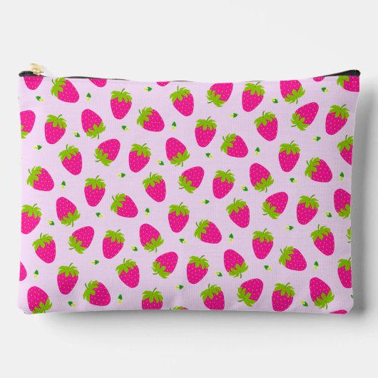 Strawberry Pastel Pink Zubehörtasche (Vorderseite)