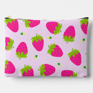 Strawberry Pastel Pink Zubehörtasche