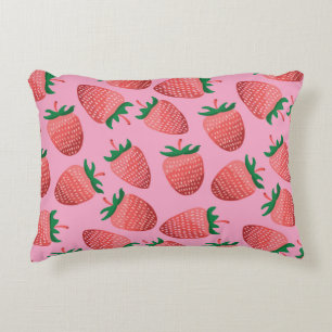 Strawberry Pastel: Vintage Süße Dekokissen