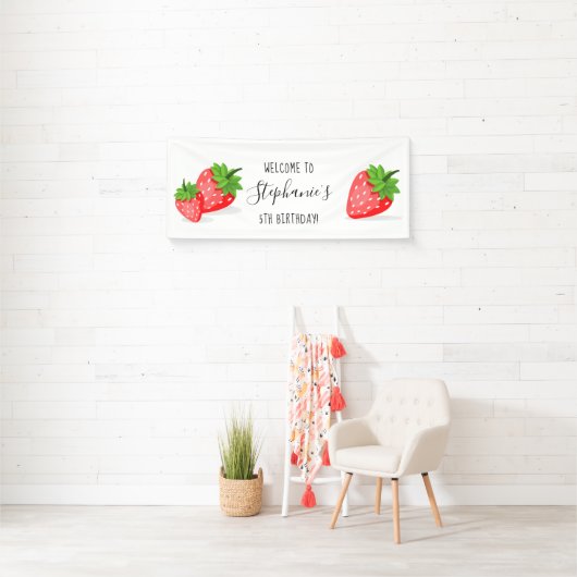 Strawberry Patch Banner (Insitu)