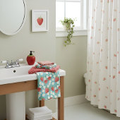 Strawberry Patch Blauer Himmel Badhandtuch Set