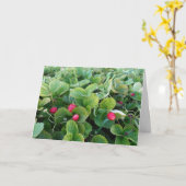 Strawberry Patch Card Karte (Gelbe Blume)