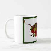 Strawberry Patch Designer-Tasse Kaffeetasse (Links)