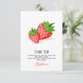 Strawberry Patch Einladung (Stehend Vorderseite)