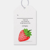 Strawberry Patch Geschenkanhänger (Rückseite)